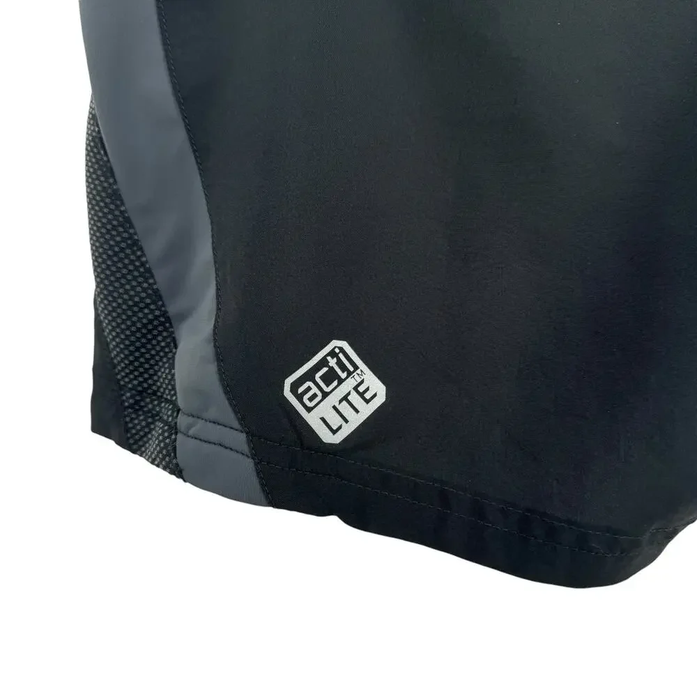Salomon Womens Actilite Running Shorts M‎ Black Drawstring Waist